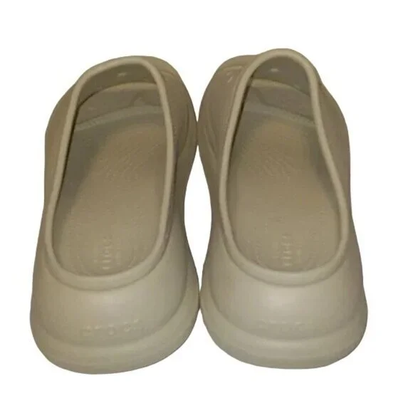 CROCS Unisex Crush Platform Slide Sandals in Bone White - Picture 4 of 7